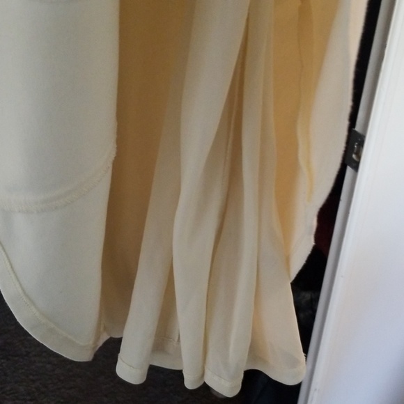 True Cream Colored Trumpet Dress - Picture 5 of 8